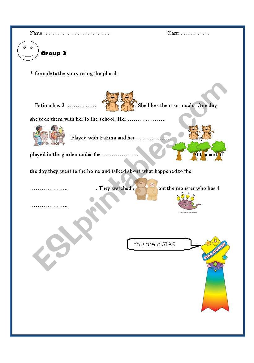 Plural s 2 worksheet