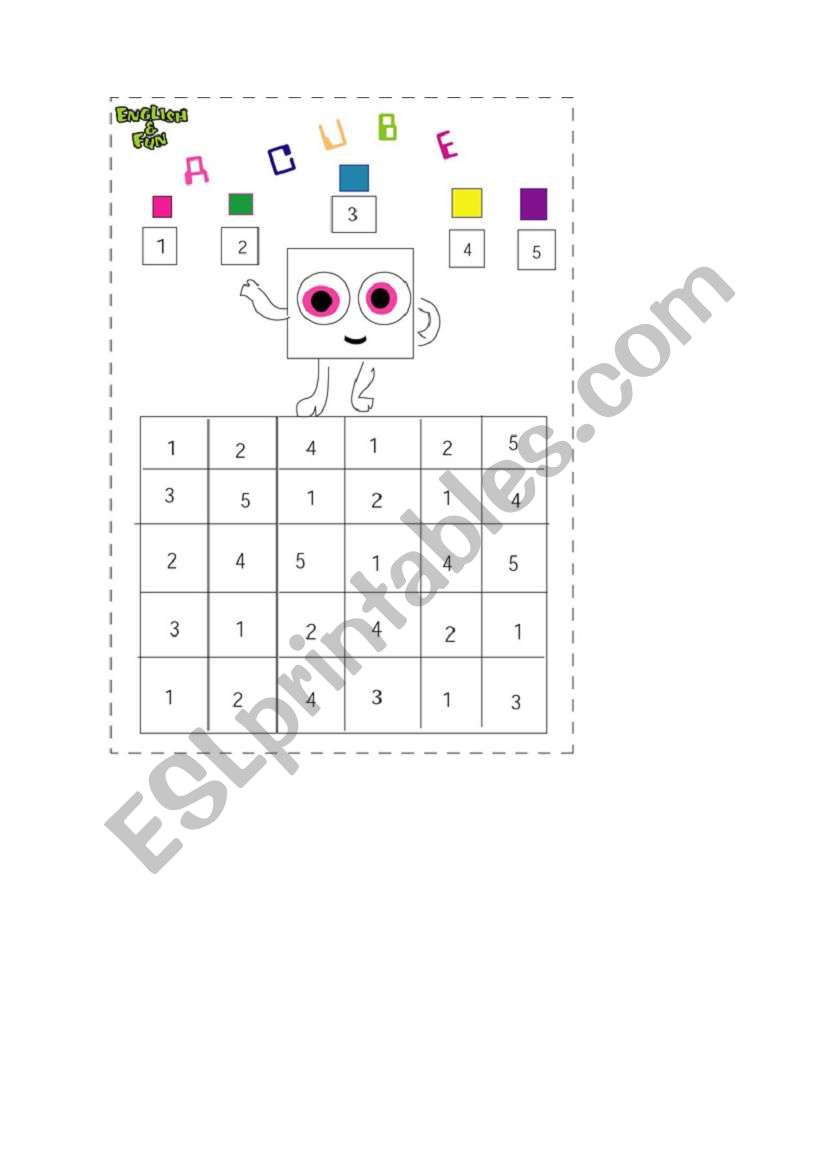 alphabet worksheet