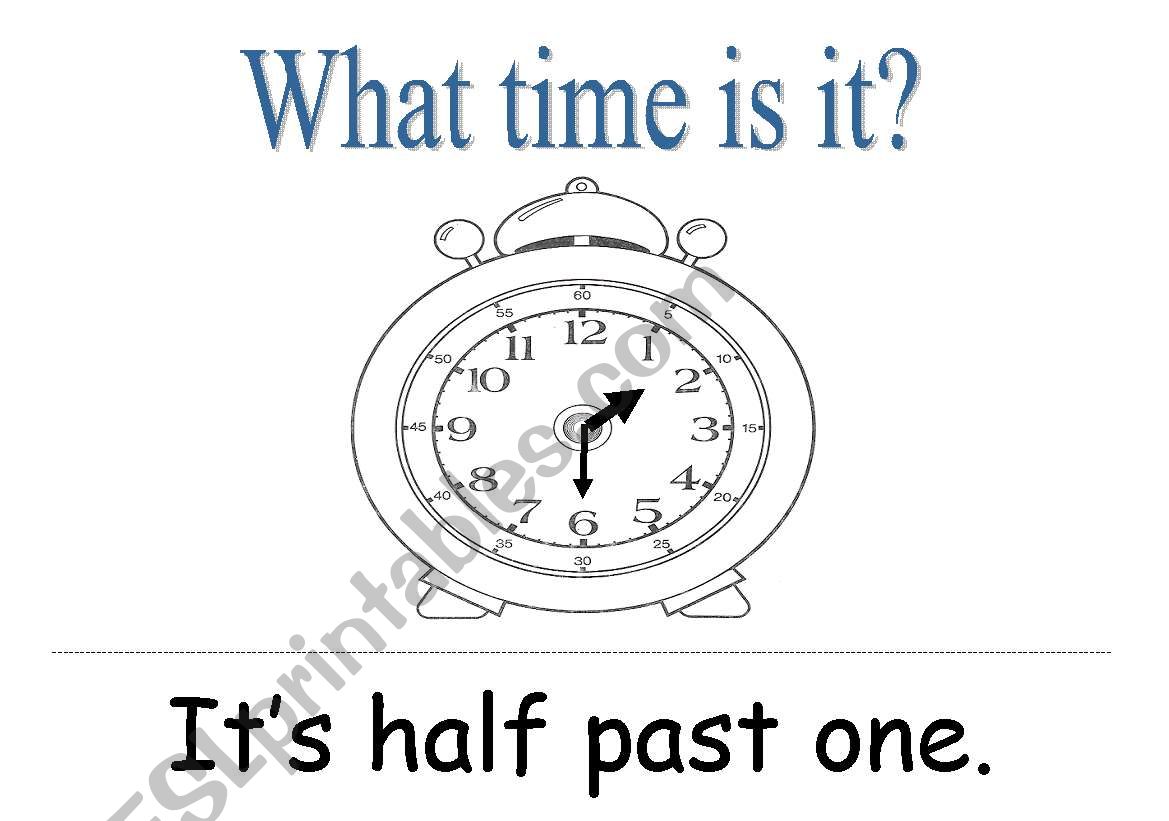 What time is it? - Flash Cards - Part B
