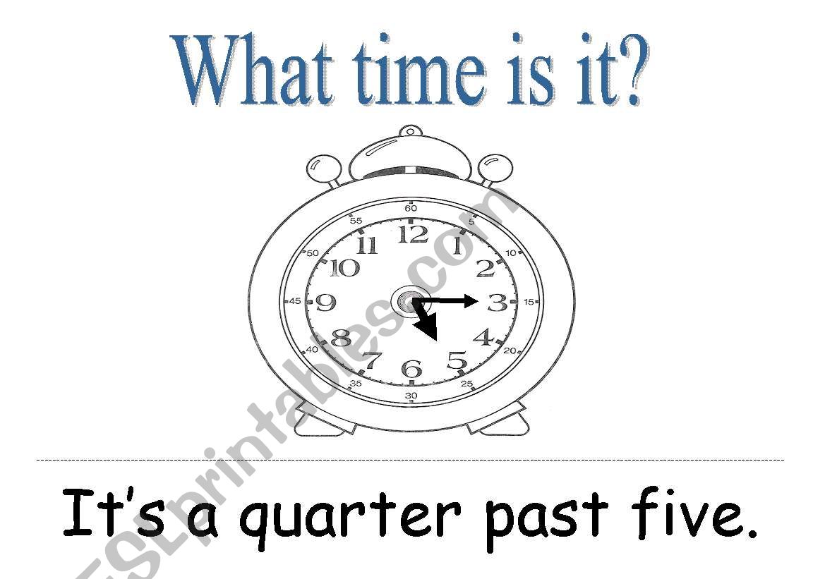 What time is it? - Flash Cards - Part C