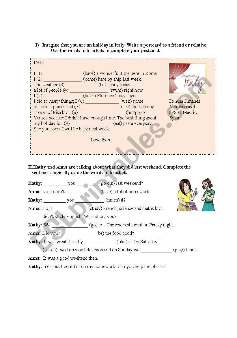 mixes tense worksheet