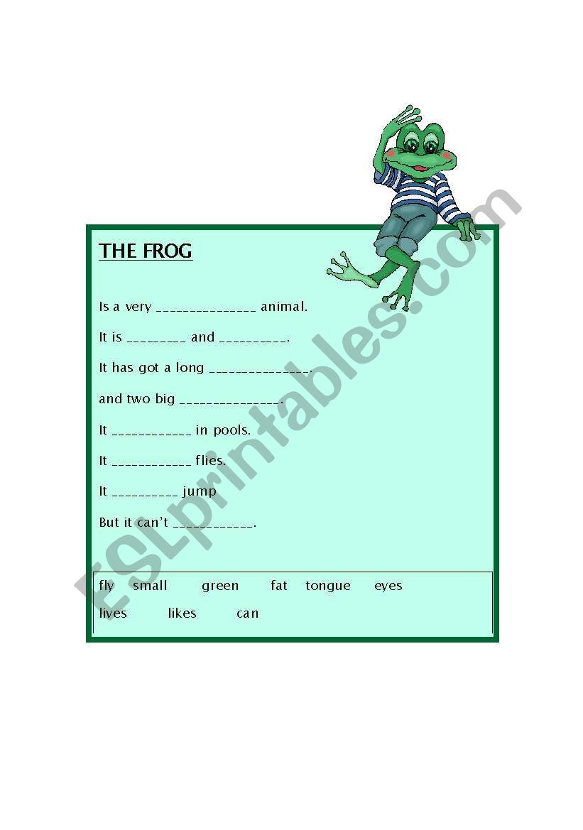 The Frog - IT worksheet