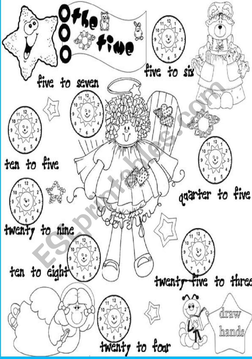 draw the hands worksheet