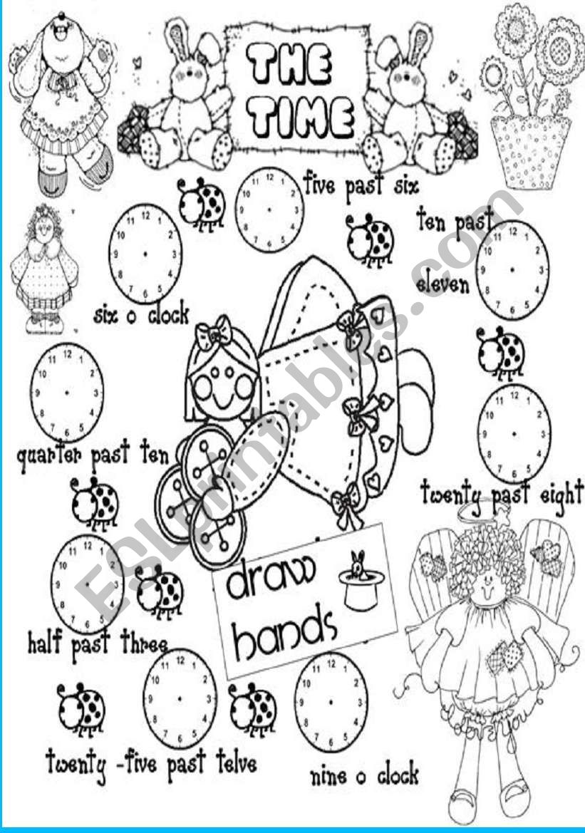 draw hands worksheet