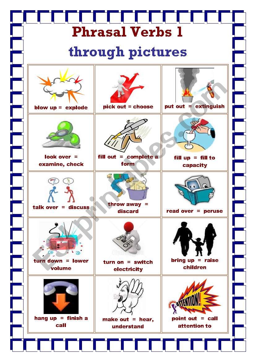 Phrasal Verbs through Pictures