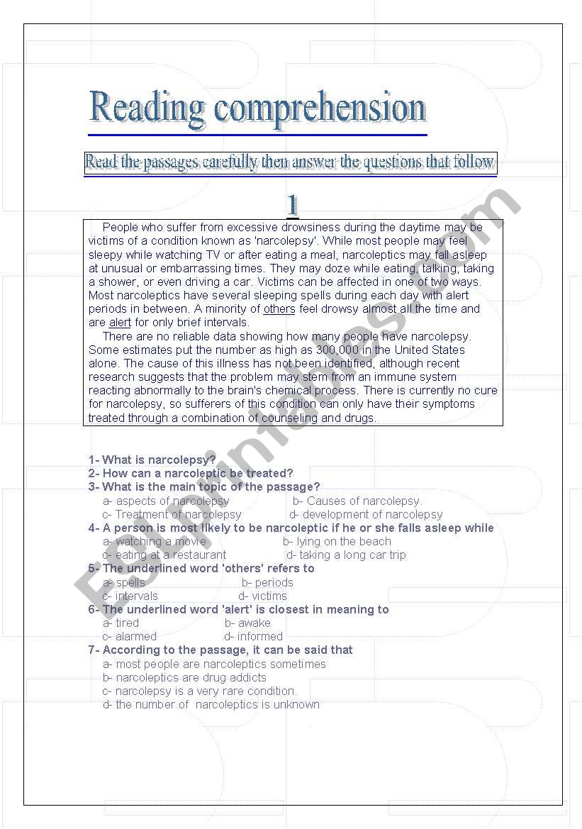 3 reading comprehension+passive ws+questions ws