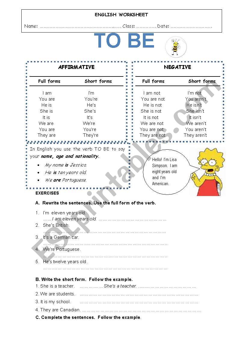 the-verb-to-be-affirmative-and-negative-forms-esl-worksheet-by-anabelacdn