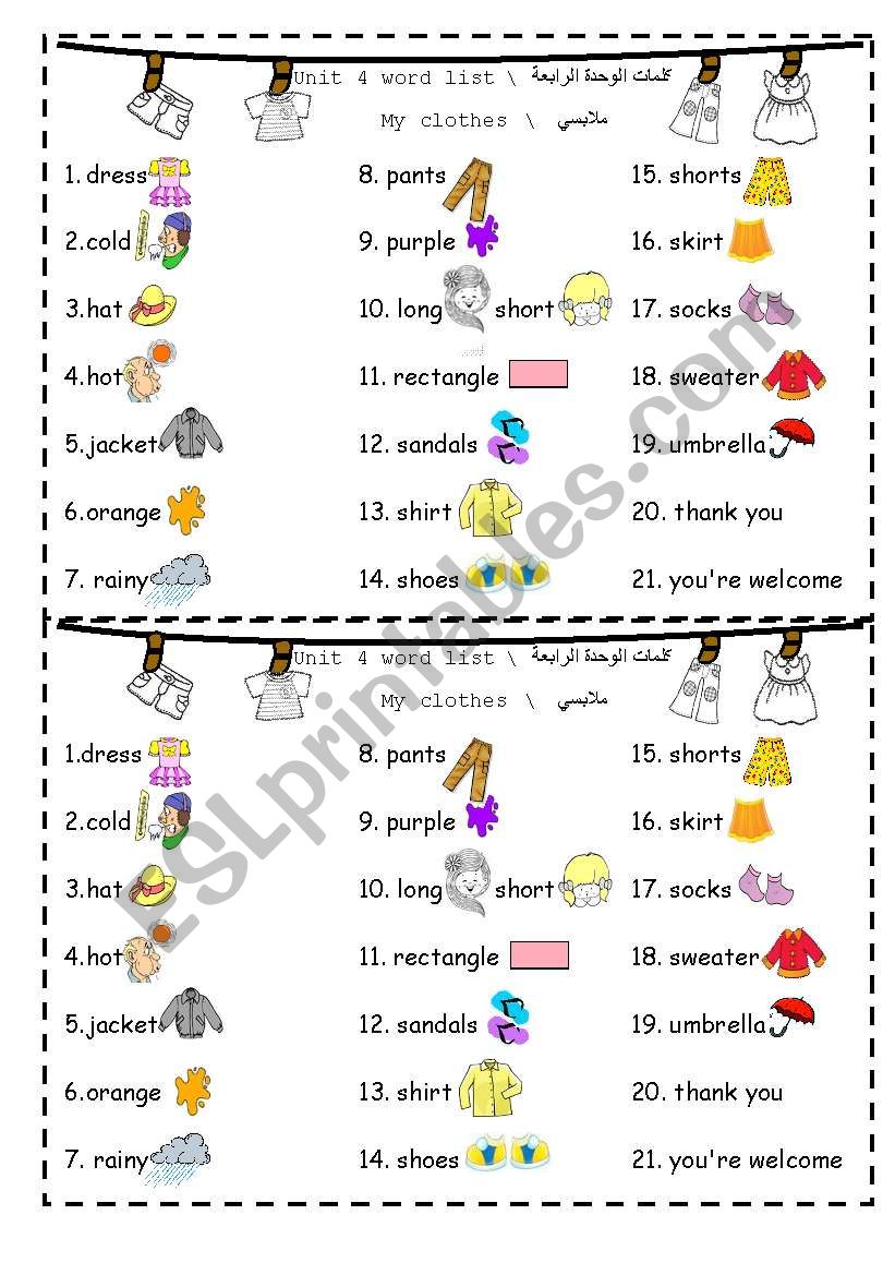 Picture Dictionary worksheet