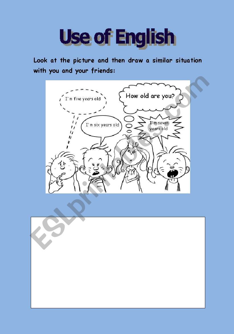 Age worksheet