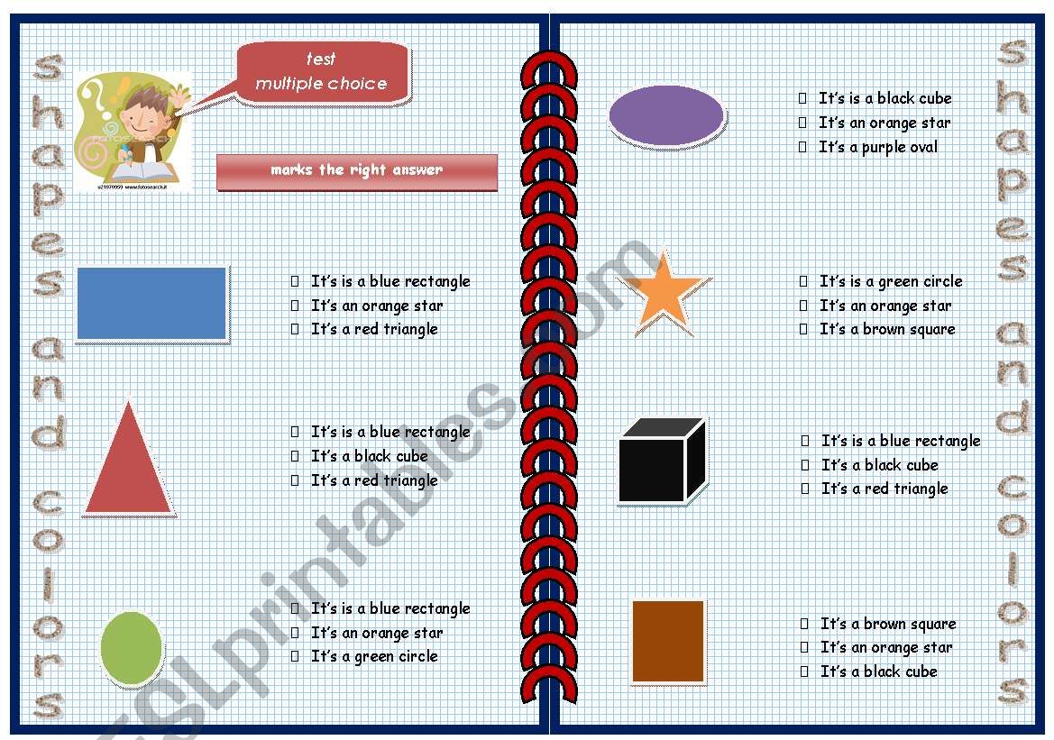 shapes and colours worksheet