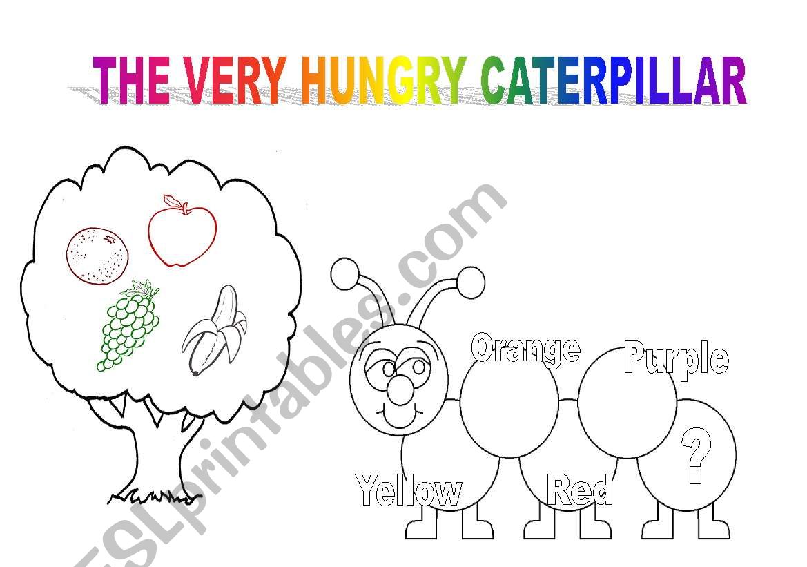 THE VERY HUNGRY CATERPILLAR worksheet