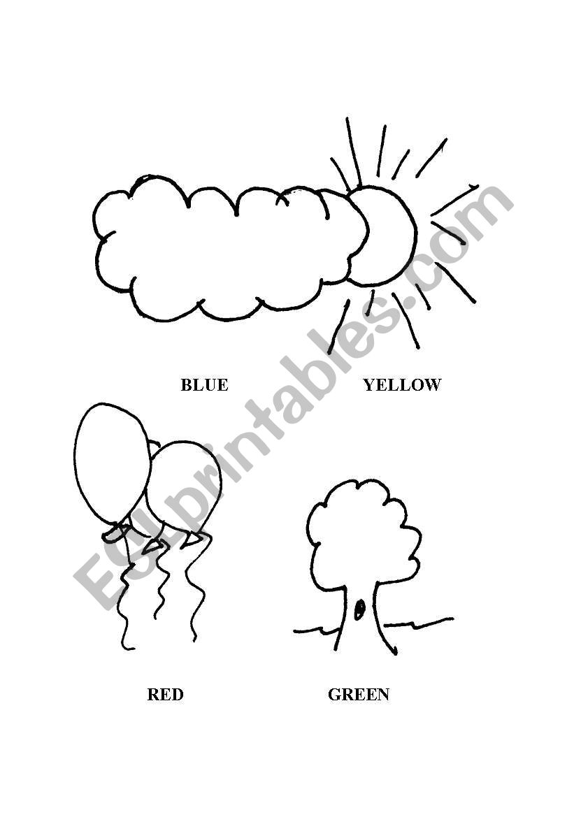 colours worksheet