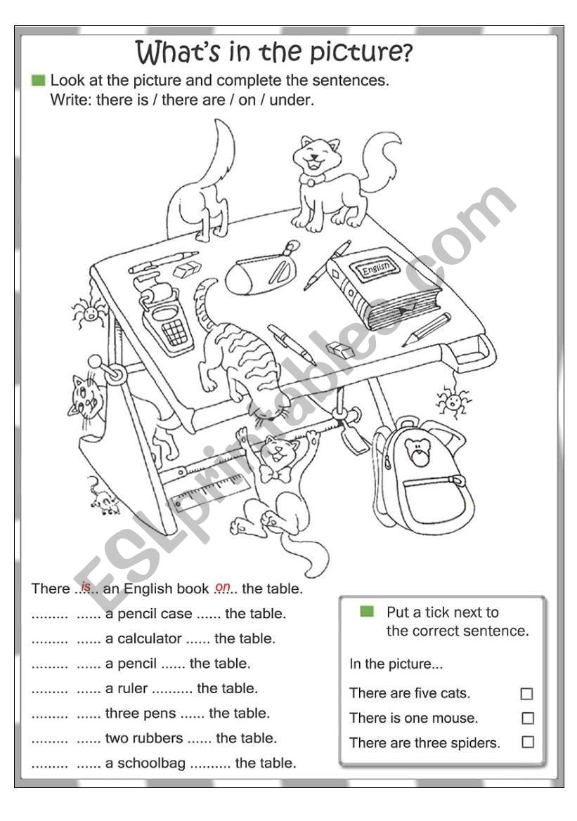 Revision worksheet