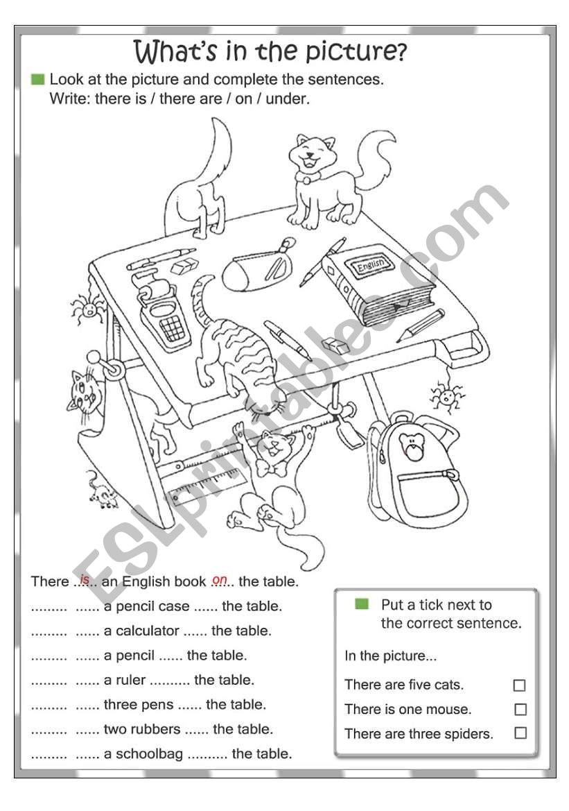 Revision worksheet