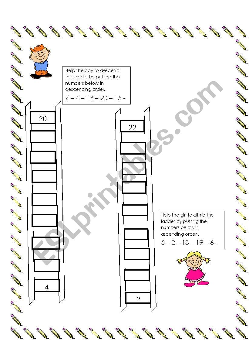 Ascending and descending numbers