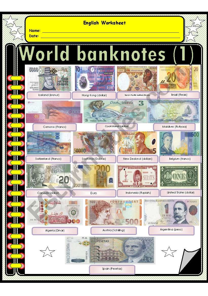 The most beautiful world Banknotes (1)