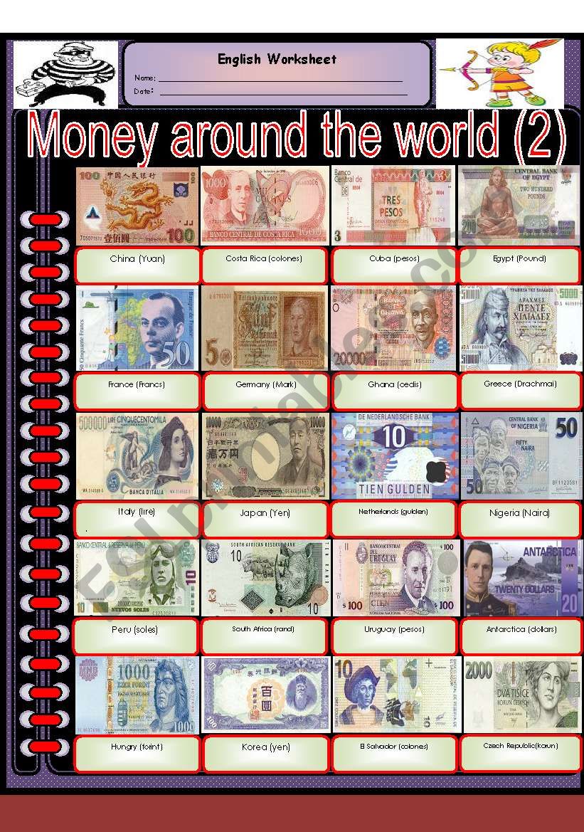 Money around the world (part 2) 