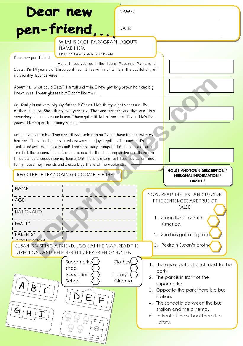 Informal letters - General Revision