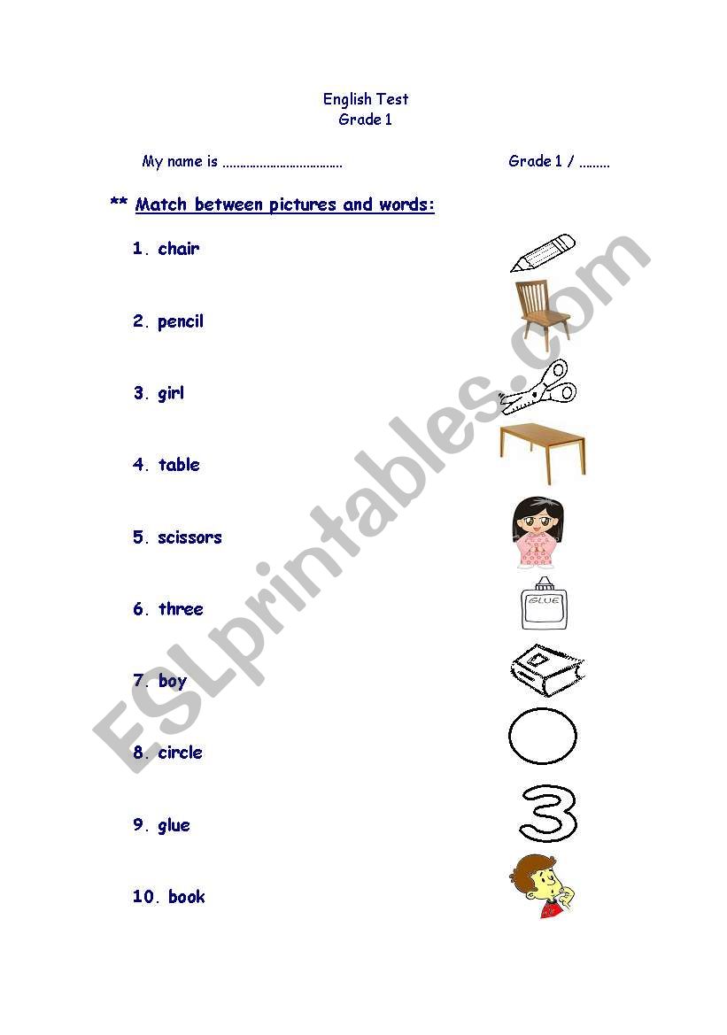 my class worksheet