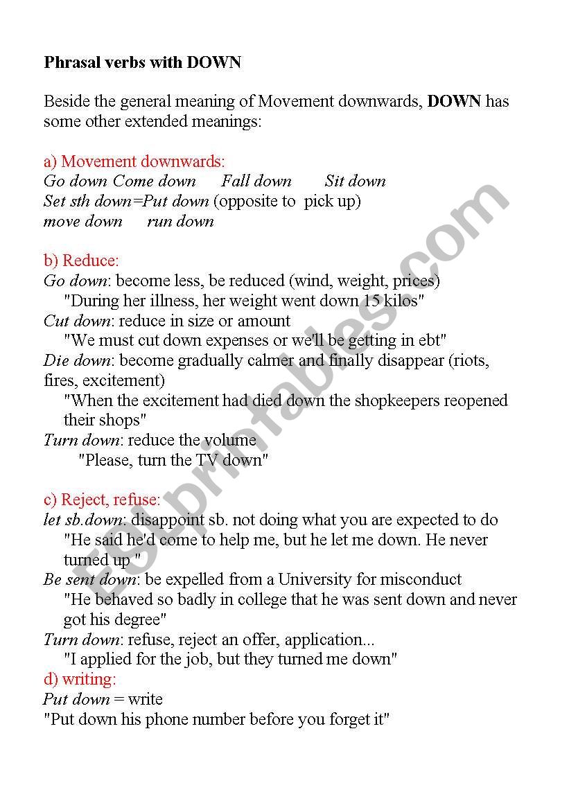 phrasal-verbs-with-down-esl-worksheet-by-mogahed