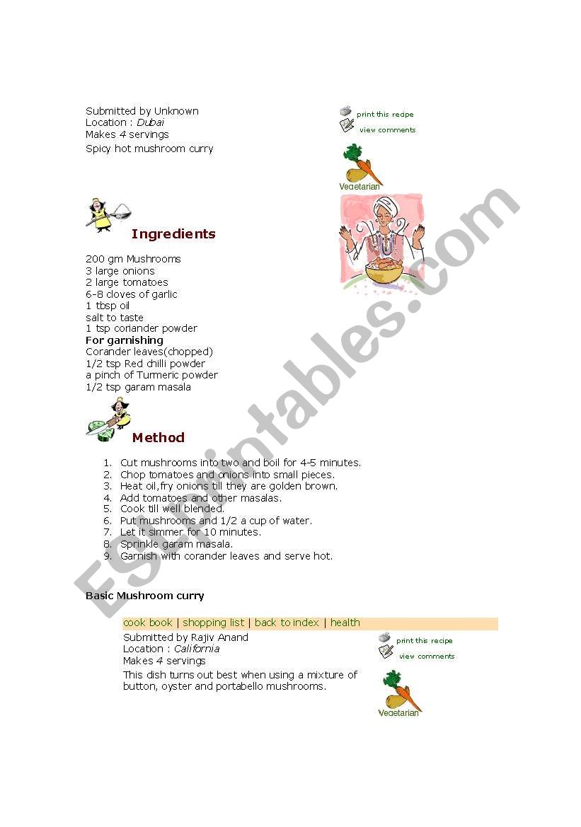 Mushroom Farming worksheet