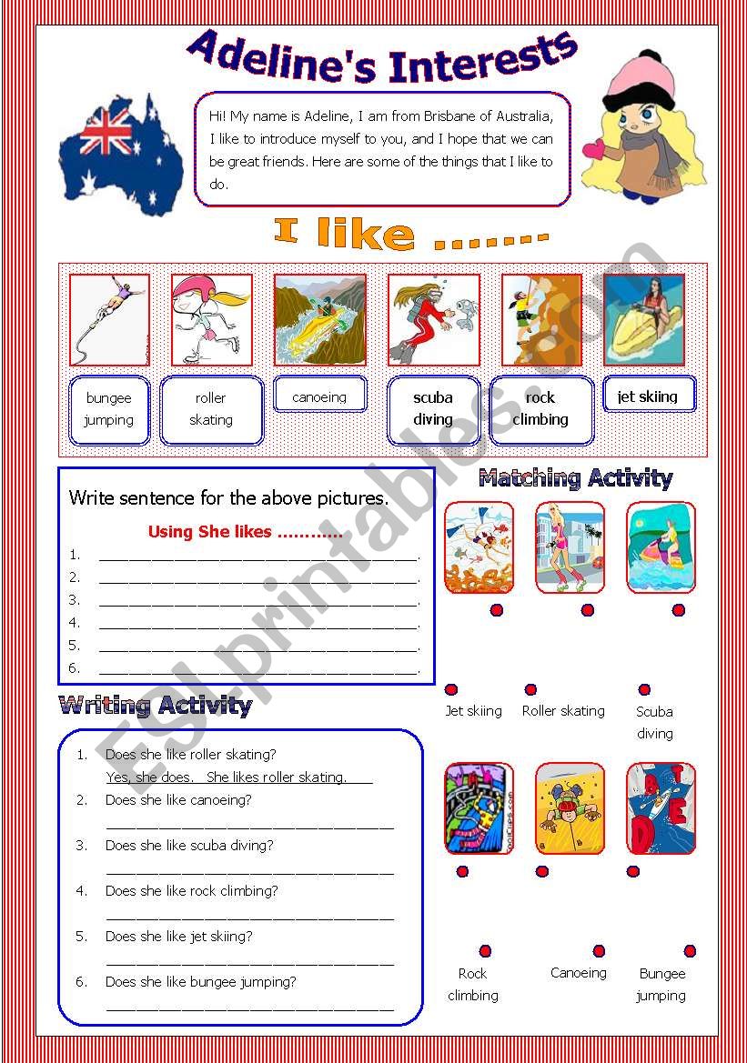 AdelineÂ´s Interest - Does question