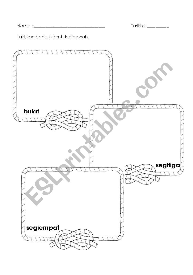 draw shapes worksheet