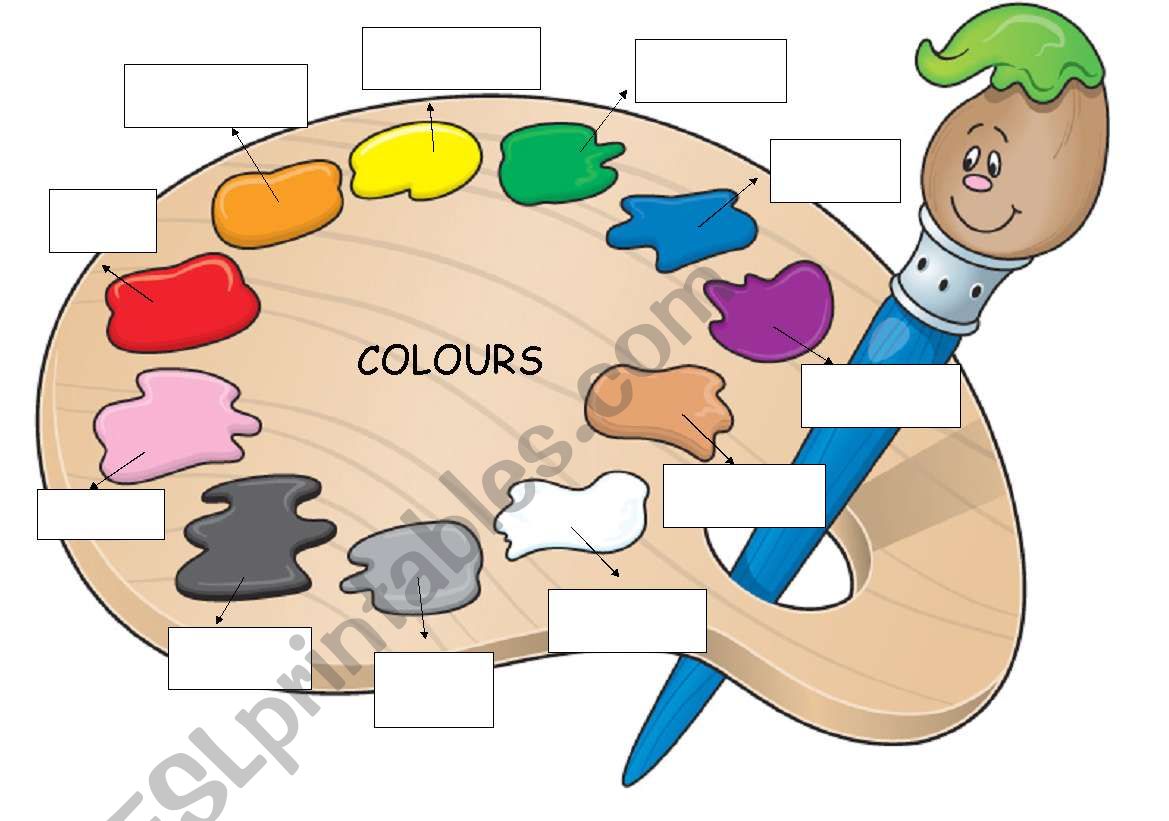 Colours worksheet