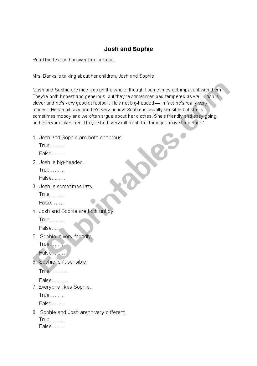 if clause reading text worksheet