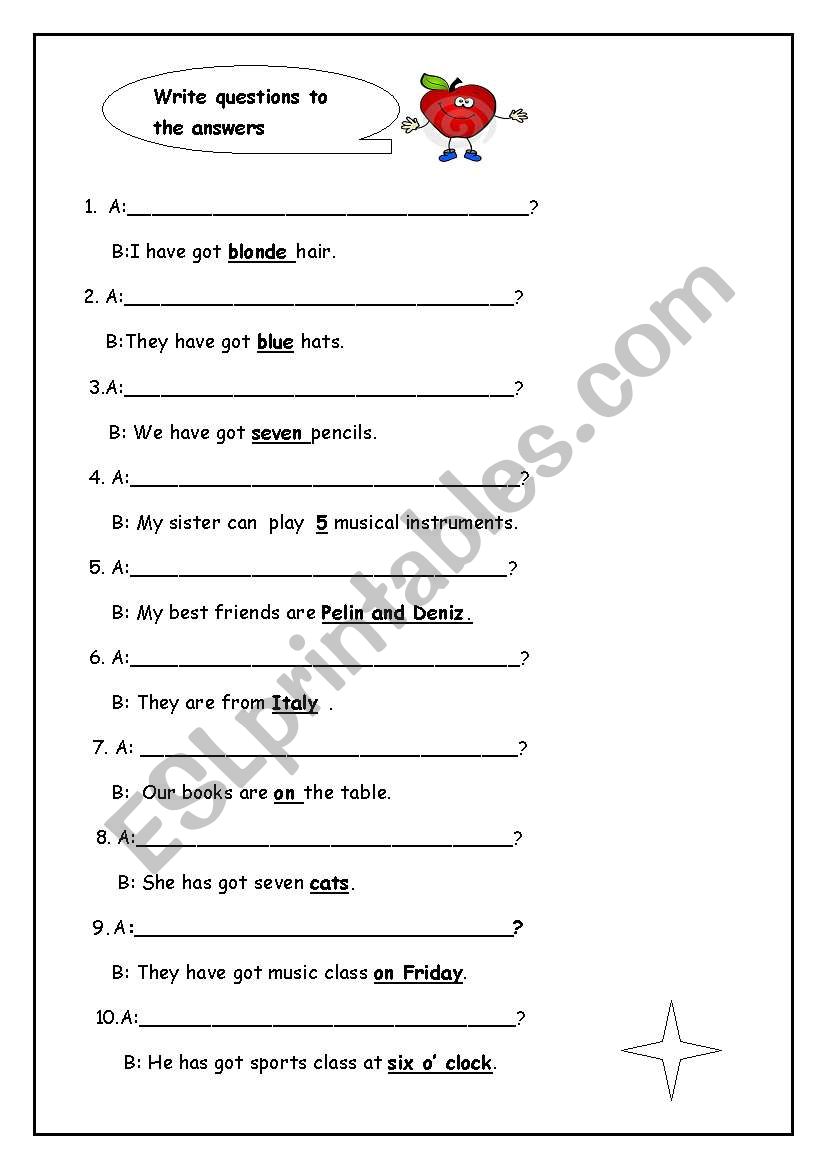 wh_ questions worksheet