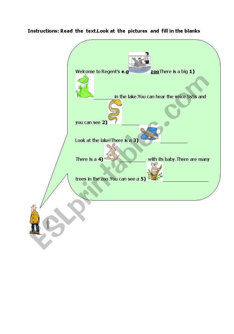 animals worksheet