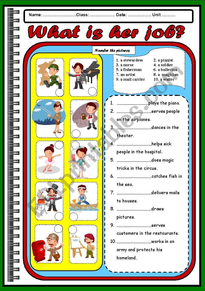 OCCUPATIONS ( PAPER 1) worksheet