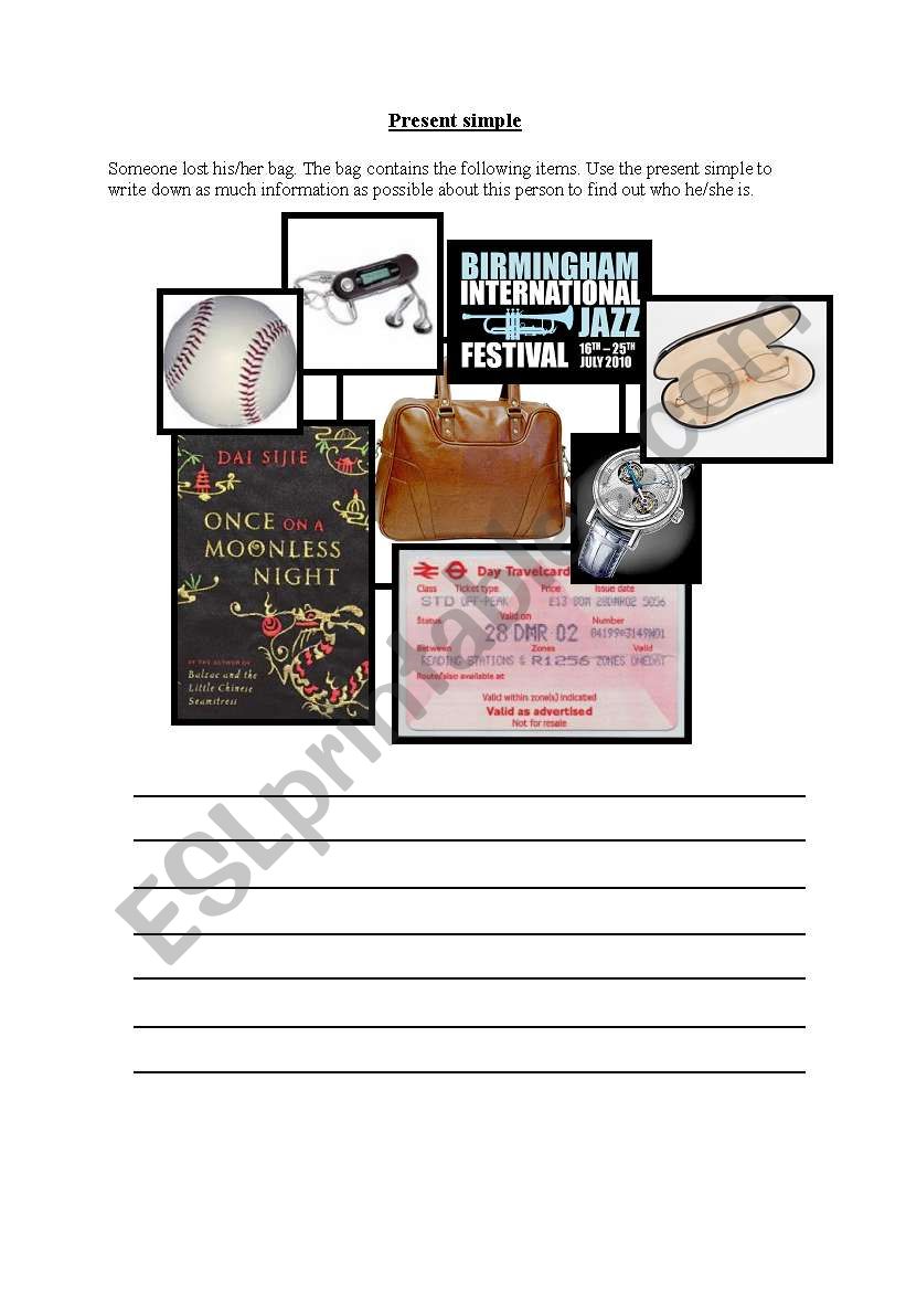 present simple worksheet
