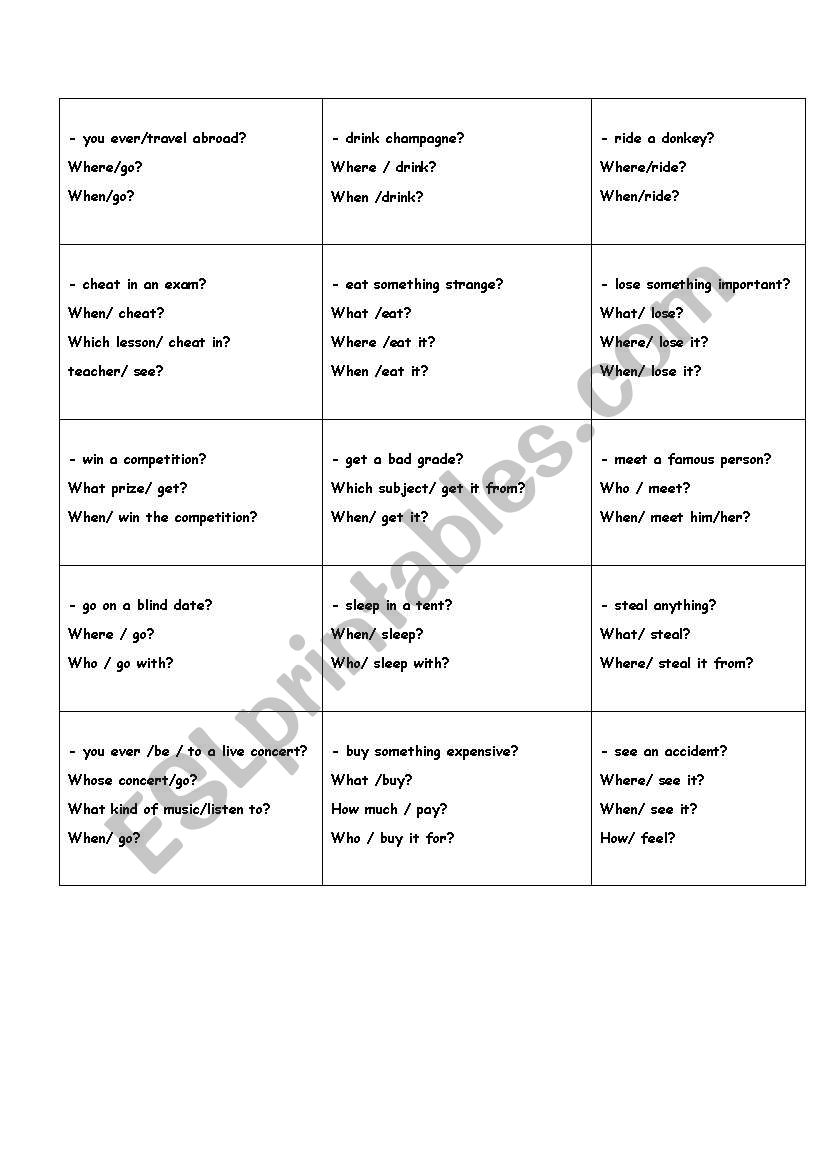 Present  Perfect vs Past Simple