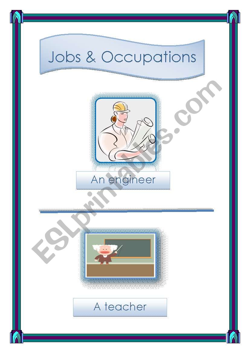 jobs & occupations worksheet