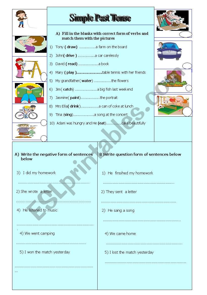 Past Simple worksheet