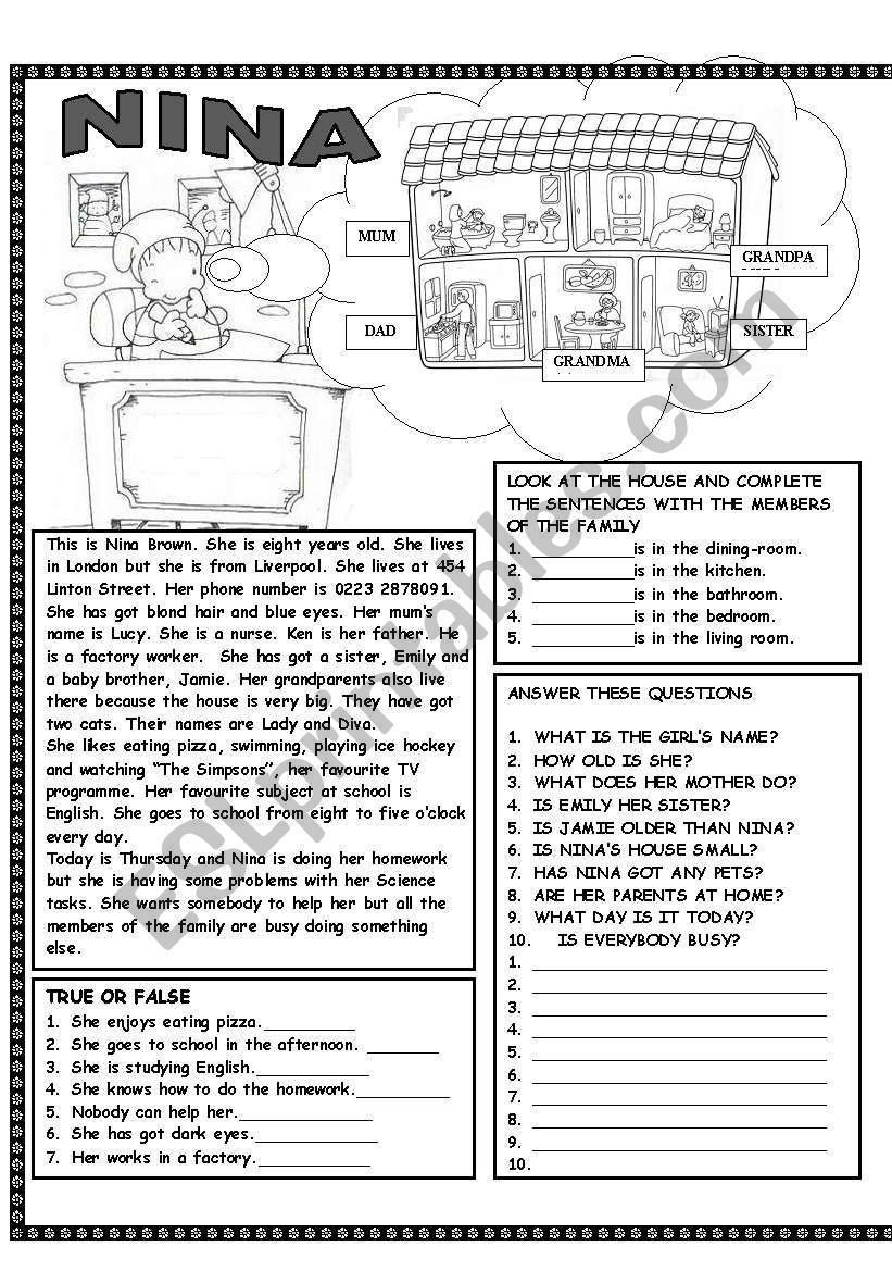 NINA worksheet