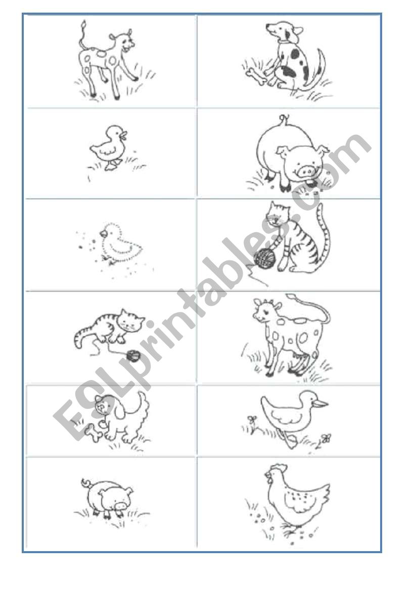 BABY ANIMALS worksheet