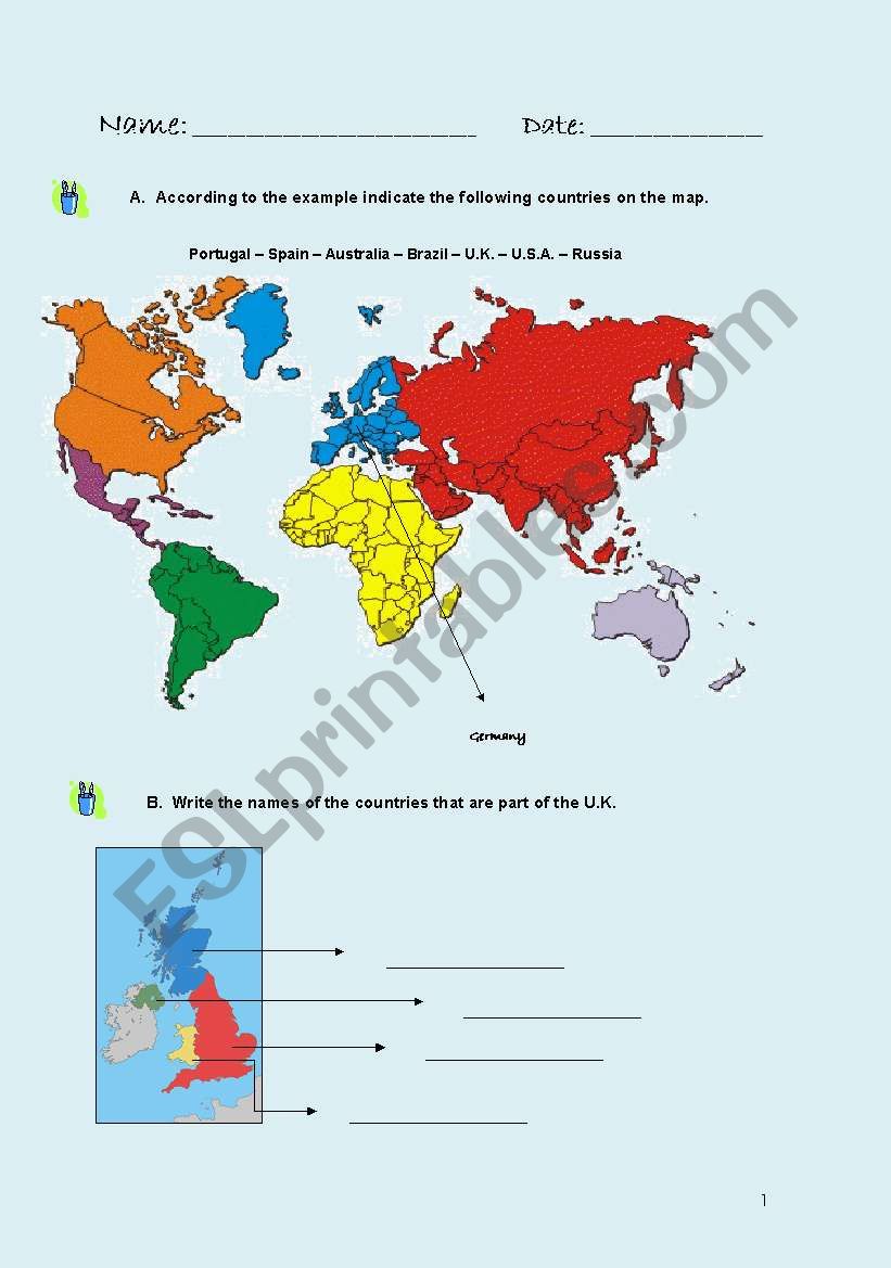 Countries and Nationalities part 1 