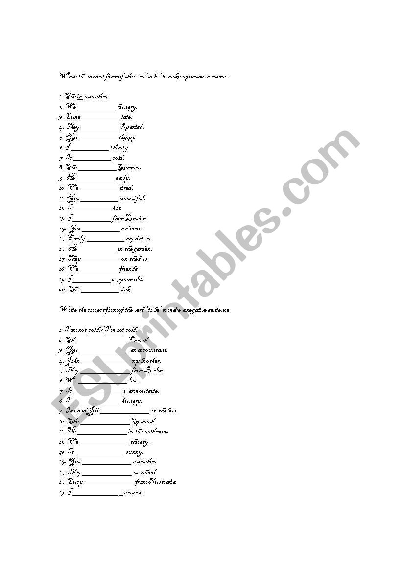 Beginning ESL exam   - Present tense, present progressive, simple past, prepositions of time and place