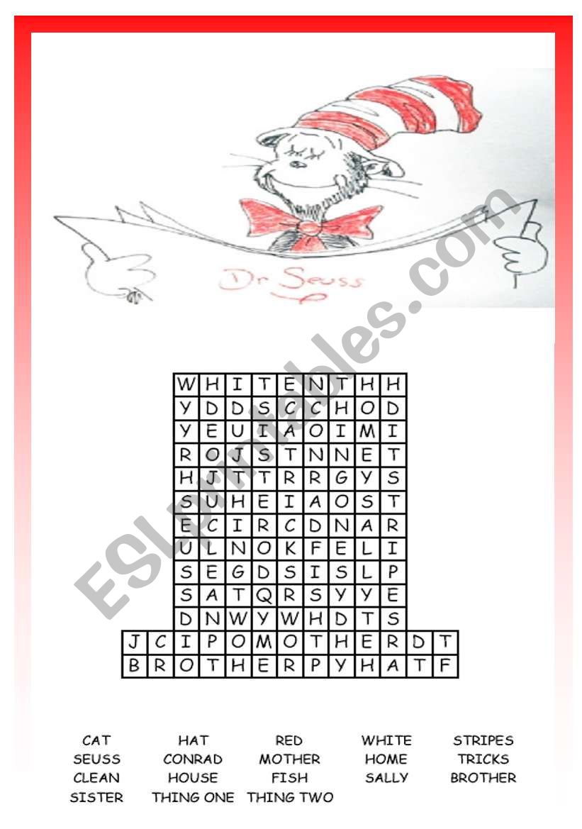 word search worksheet