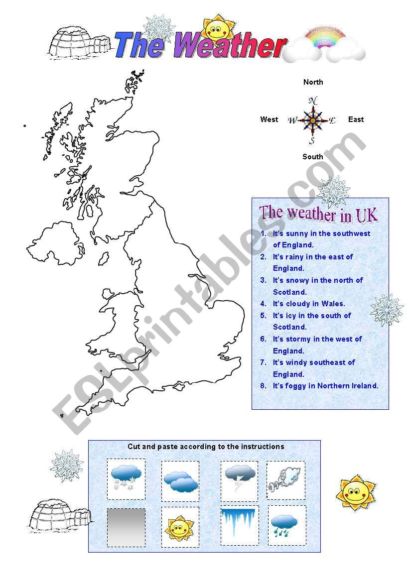 THE WEATHER (3/6) worksheet