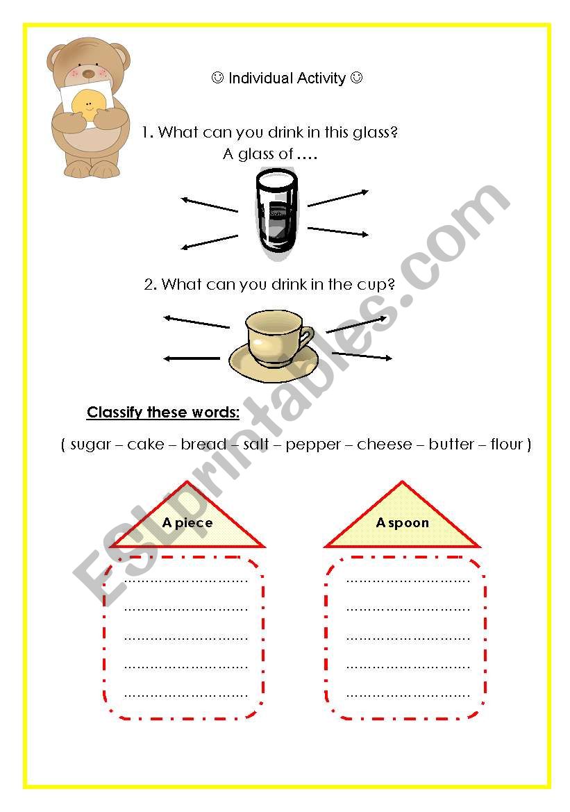 Countable and Uncountable nouns