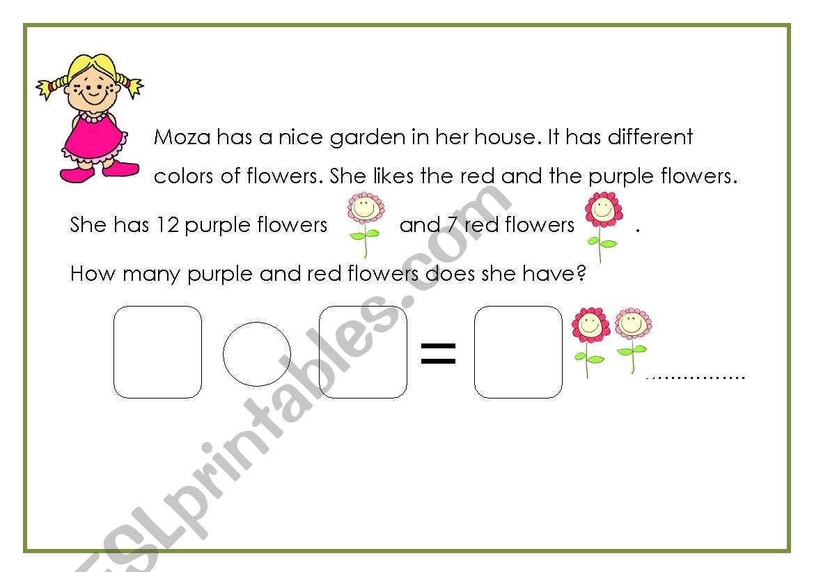 Solving problems worksheet