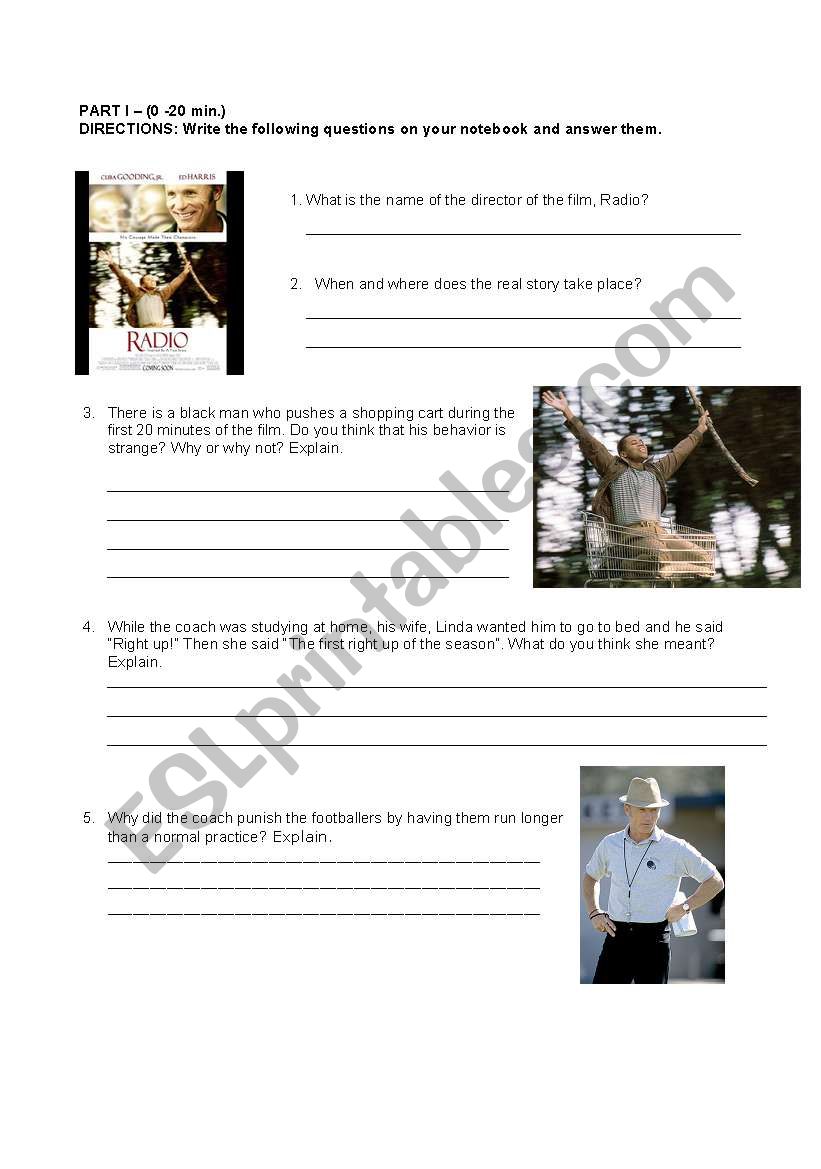 RADIO-0-20 mins worksheet