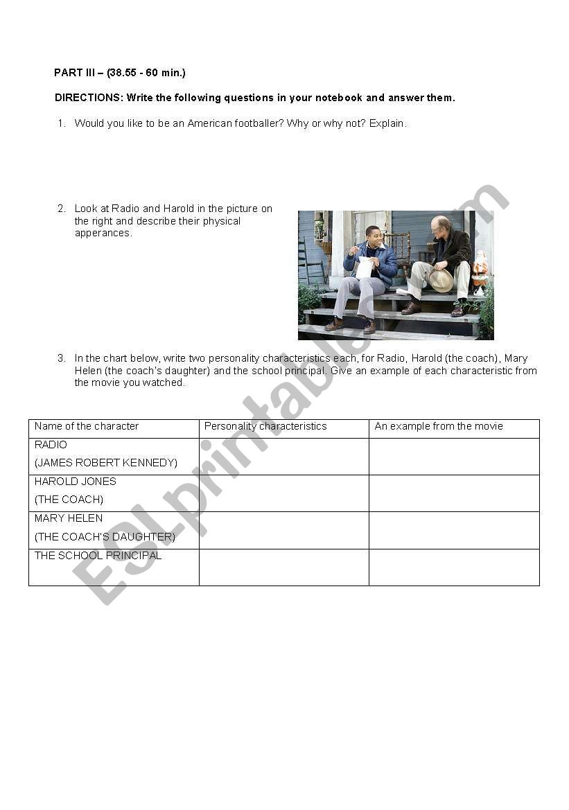 Radio-(38.55 - 60 min.) worksheet