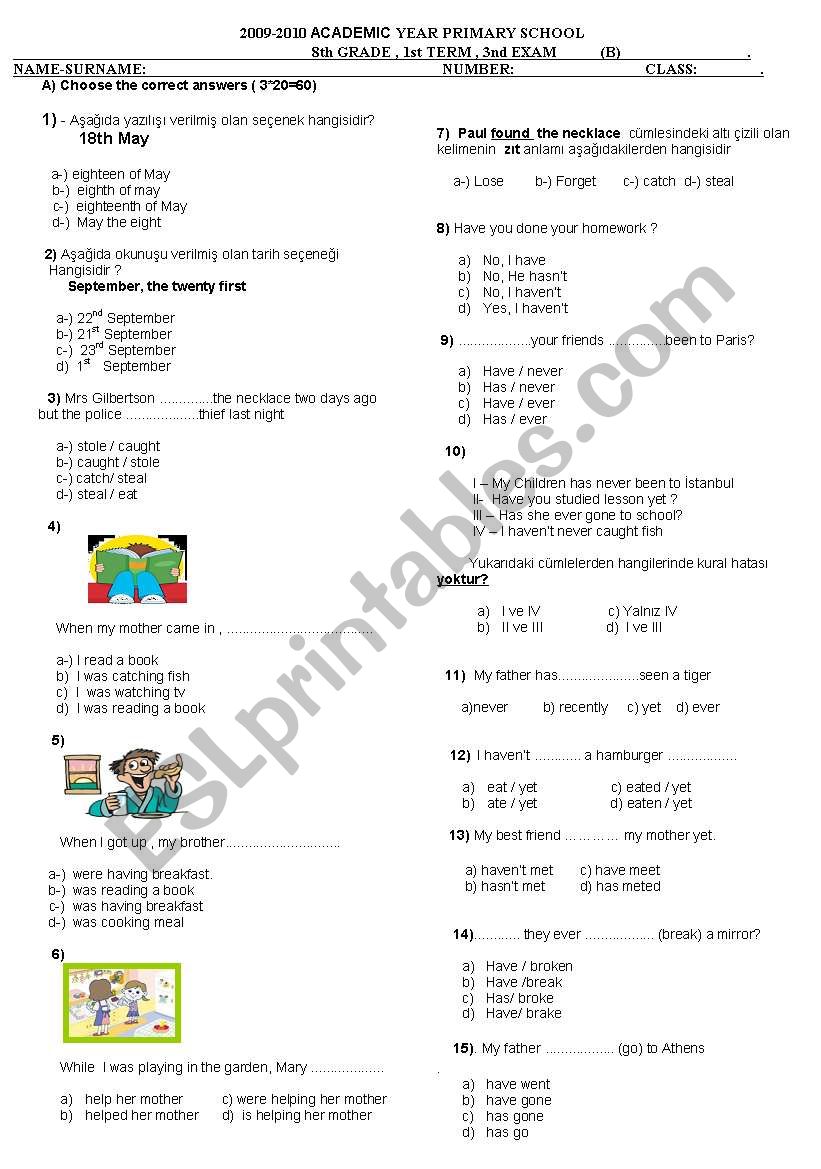8th-grade-students-past-continous-and-present-perfect-tense-esl-worksheet-by-kramnik2010