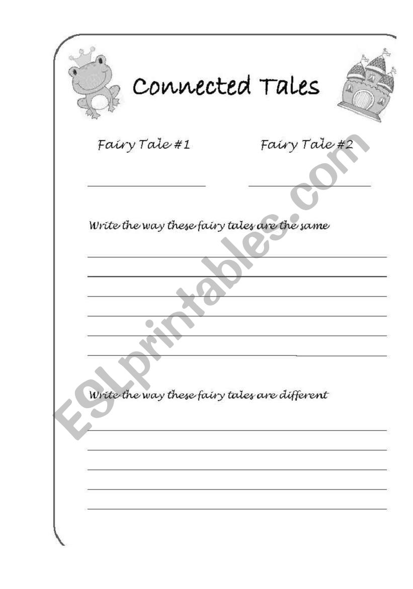 Connected Fairy Tales  worksheet