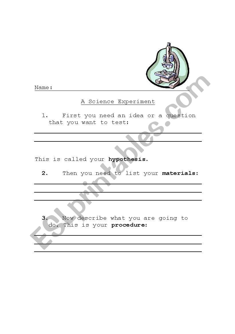 a-science-experiment-template-for-esl-esl-worksheet-by-rhorwitz