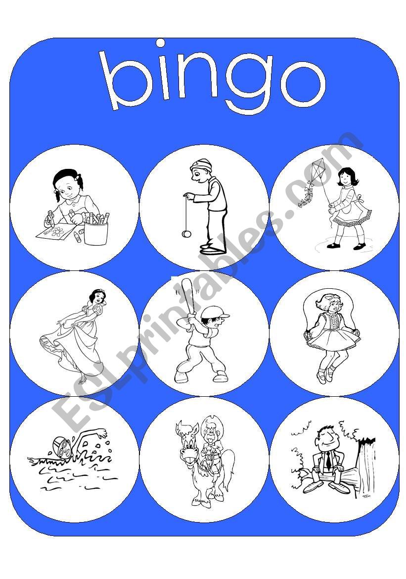 bingo2 worksheet